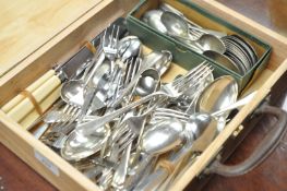 Assorted plated flatware