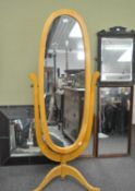 A cheval mirror and other mirrors