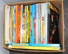 A collection of comic books and annuals, to include Blue Peter, Dandy,