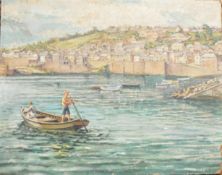 Peter Ellery, Fishing in a rowing boat,