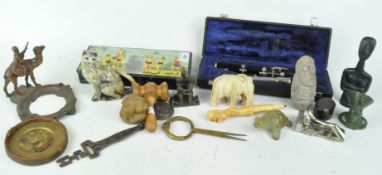 A Piccolo (cased) and other items