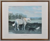 An equestrian print, Leesa Sandys-Lumsdaine (1936-1985)