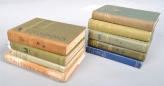 Five volumes of Ernest Seton Thompson/Thompson Seton to include Wild Animals I have Known and Lives