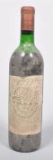 A bottle of Au Baron De Pichon Longueville Bordeaux 1973, 73cl,