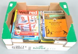 A box of Leeds United Home and Away programmes, 1960's to present day (Approx.