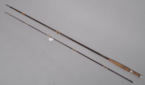 A Hardy 7'*5 glass trout fly rod