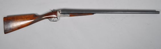 An Aya double barrel 12 bore shotgun (504044)