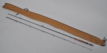 A Silstar WR 3751-240 2.4m fly rod and bag