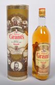 A Old style bottle of William Grants Family Reserve Finest Scotch whisky