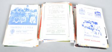 A collection of non League football programmes