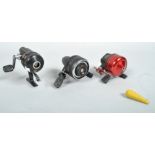 Three closed face reels: ABU Garcia 'premier 704' ' ABUmatic 170' and Daiwa US 80'