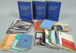 A box of fishing books,