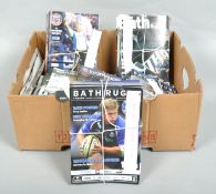 A quantity of Bath Rugby programmes