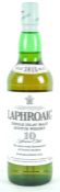 A Laphroaig Single Islay malt, 10 year old bottle of Whisky, 40% vol,