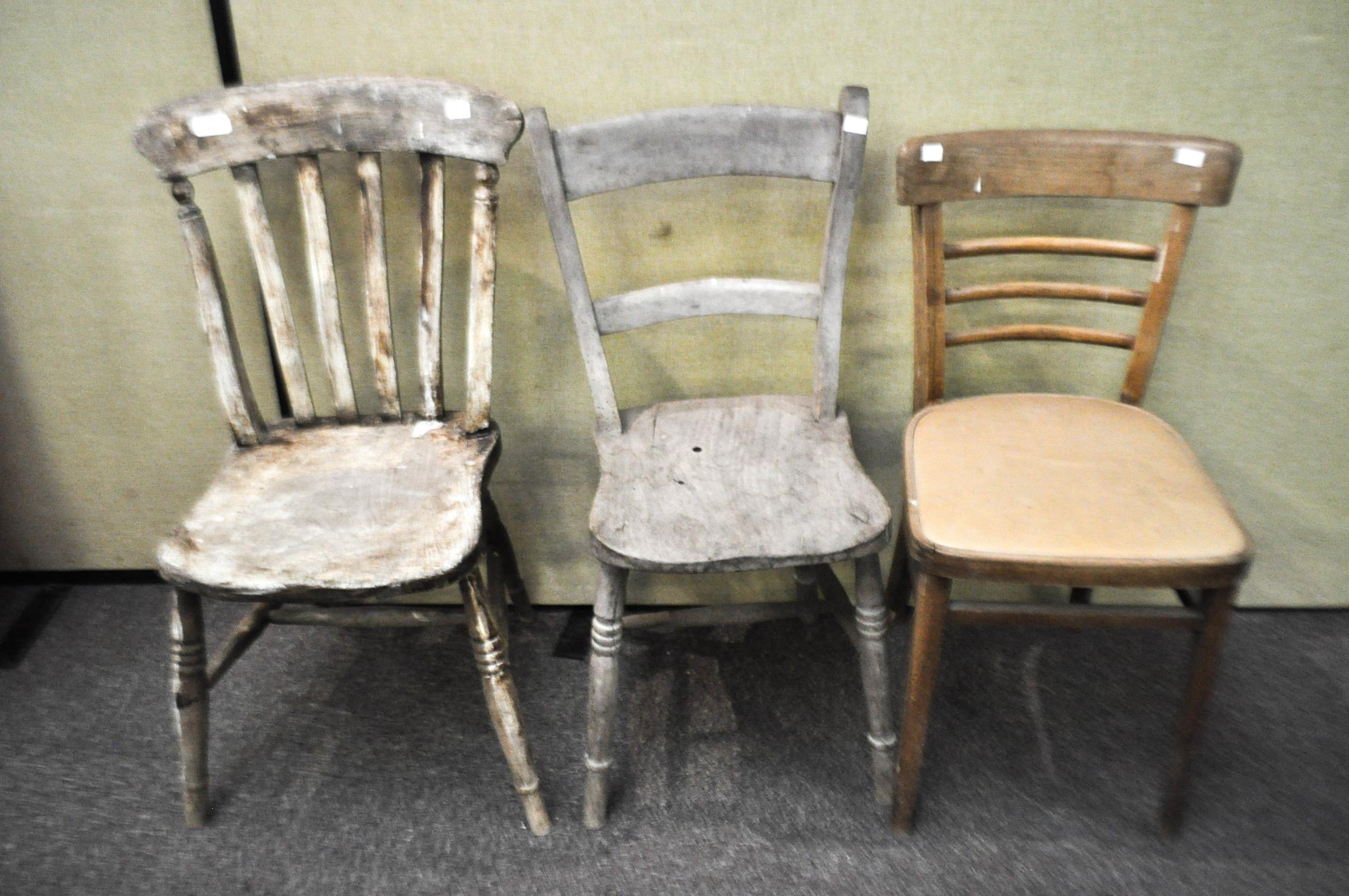 Three kitchen chairs