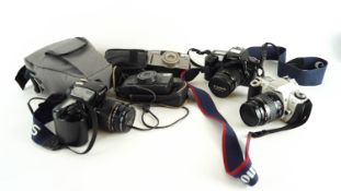 Five Canon cameras