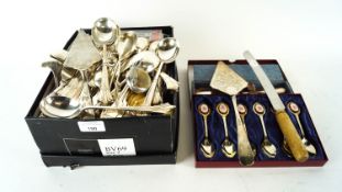 A group lot of collectors spoons and flatware