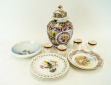 A Royal Copenhagen dish and other ceramics
