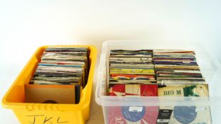 A collection of 45's singles (2 boxes)