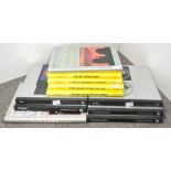 A group of photography books