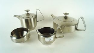 An Old Hall Alveston teaset by Robert Welch