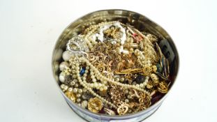 A collection of costume jewellery