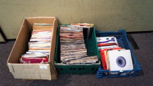 A collection of 45's singles (3 boxes)