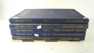 A quantity of 'The Times' Atlas