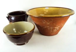 A dairy bowl and other items