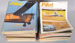 A collection of pilot magazines