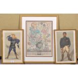 Three prints to include two Vanity Fair Spy prints of gentlemen.