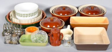 A group of kitchenalia