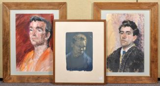 Three pictures of portraits