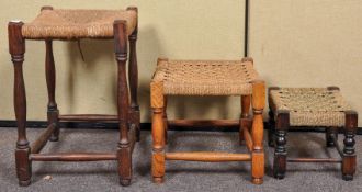 Three stools