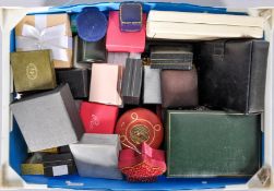 A collection of assorted jewellery boxes