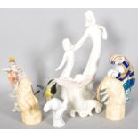 A collection of figures, to include Gilbert, Songdelos, Karl Ens,