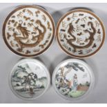 Two pairs of Chinese plates