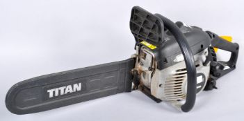 A Titan TTL632CHN petrol chainsaw