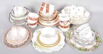 A large collection of mixed china, to include Copeland Spode, Hethcote,