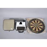 A Lilliant typewriter and a dart board