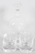 A Dartington decanter and glasses