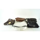 Five satchel style handbags to include; carriage and other unbranded examples.