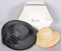 A collection of ladies hats,