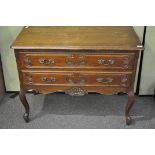 An oak commode