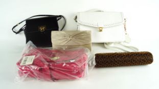 A group of evening bags