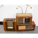 Three vintage radios