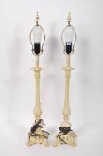 A pair of lamps