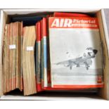 A collection of air pictorial magazines dating from 1950's to 1970's.