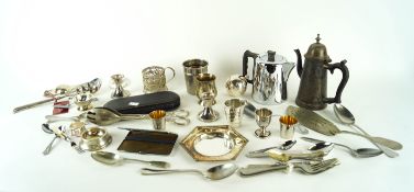 Assorted silver plate