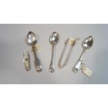 Silver teaspoons,